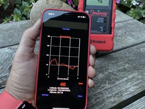 Inspector BLE paired to iPhone and Watch